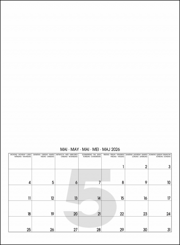 MINI WHITE BLANKOKALENDER DIY BASTEL SELBSTGESTALTEN